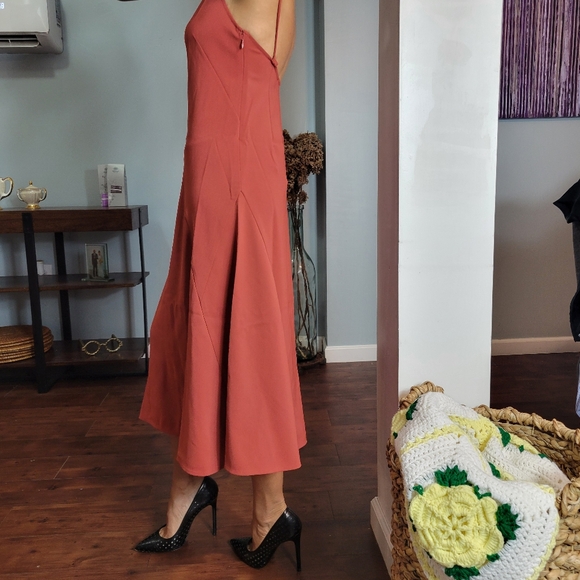 Thakoon Rust Slip Dress - Picture 5 of 16